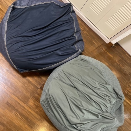 無印 体にフィットするソファ長方形　ビーズソファ