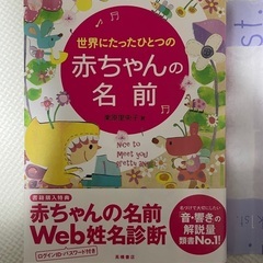 世界にたったひとつの赤ちゃんの名前