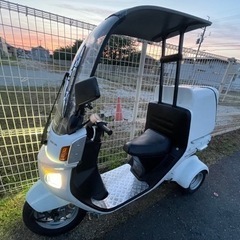 ホンダ ジャイロキャノピー GYRO CANOPY TA03-13番インジェクション4サイクル 4ST 4スト ミニカー登録 エンジンオイル交換済みの画像