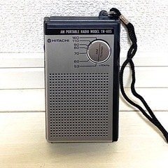 【中古品】HITACHI ヒタチ AMトランジスタラジオ TH-605の画像