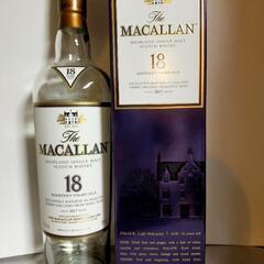 MACALLAN18年の空き瓶と箱