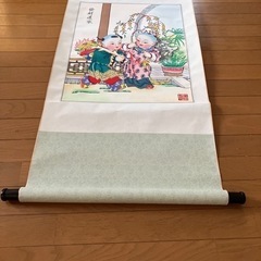 天津楊柳青画社掛け軸の画像