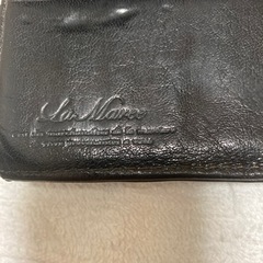 👛本革ビンテージ　ラマーレ 長財布 ブラックの画像