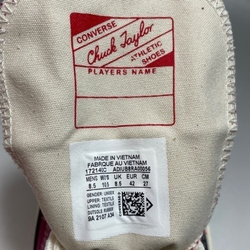 CONVERSE CHUCK70 HI 27cm