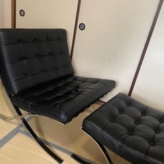 お値下げ！バルセロナチェア　オットマン付き