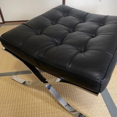 お値下げ！バルセロナチェア　オットマン付きの画像