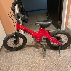 Ravi 自転車　子供　12インチレッド／赤