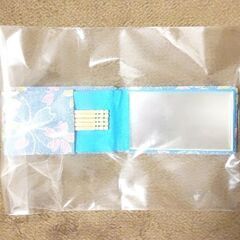 【新品 未使用】和柄小物セット　がま口ケース&ちりめん手鏡の画像