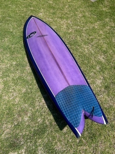 レトロツインサーフボード　ピース