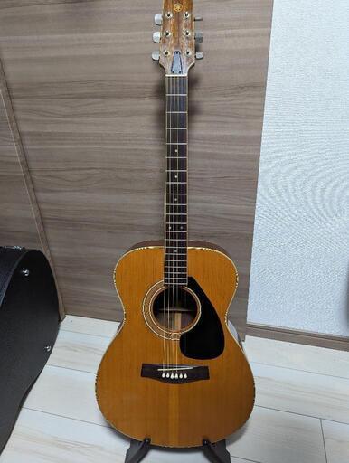 YAMAHA FG-350F 黒ラベル 1975年製 ハードケース付き (かわ