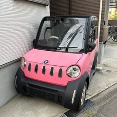 JIAYUAN E-Apple ミニカー 電気自動車 ピンク バ...