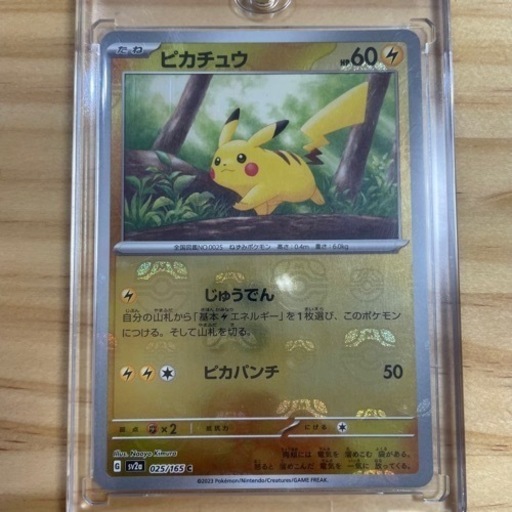 本日夕方まで　
マスターボールミラー　ピカチュウ