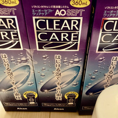 コンタクト洗浄液 クリアケアの画像