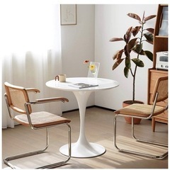 【引き取り限定】白のおしゃれテーブルの画像