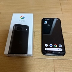 Pixel8a simフリー 黒 専用保護ガラス 専用ケース付き