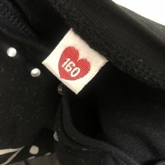 WEGOショーパンMサイズ　黒Ｔシャツ160の画像