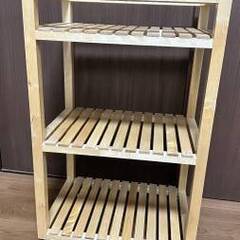 IKEA MOLGER ワゴン バーチの画像