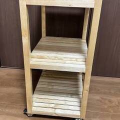 IKEA MOLGER ワゴン バーチの画像