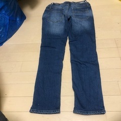 女児デニム160 あたたかい裏地付きの画像