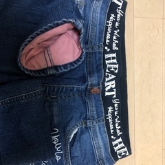 女児デニム160 あたたかい裏地付きの画像