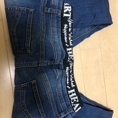 女児デニム160 あたたかい裏地付きの画像