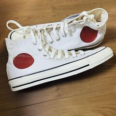 「配送可能」新品・日本国旗を大胆にデザインの ALL STAR 100 HINOMARU HIの画像