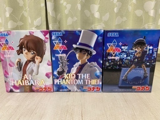 名探偵コナン　フィギュア　3点