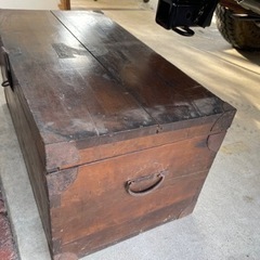 骨董　昭和家具　物入れの画像