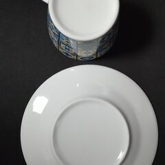 マヨリカタイル模様 カップ＆ソーサー 2客セットが2つで計4客セット新品未使用の画像