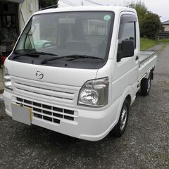 スクラム軽トラック4WD車　三方開 ５速車　車検付き お買い得車