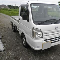 スクラム軽トラック4WD車　三方開 ５速車　車検付き お買い得車の画像