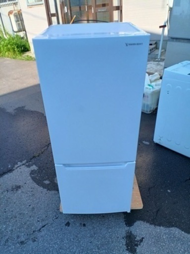 アース万代店 美品 2ドア冷凍冷蔵庫【中古】動作保証 ヤマダ YRZ-C12H1 117L 右開き ノンフロン冷凍冷蔵庫 2023年製