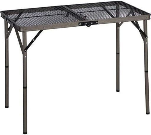 【未開封新品】キャンプ/アウトドア コンパクト折りたたみ アルミニウムメッシュテーブル　＜アマゾン価格１２０００円・お届け無料＞