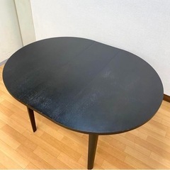 フランフラン　ダイニングテーブル　伸縮式　楕円の画像