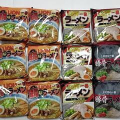 インスタントラーメン 12袋　餃子50個
