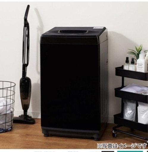 全自動洗濯機　ブラック　6kg ニトリ　2022年製