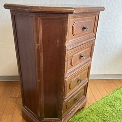 家具 収納家具 アンティークチェストの画像