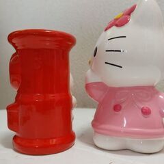エンジェルキティバンク と 郵便局とキティの貯金箱 非売品の画像