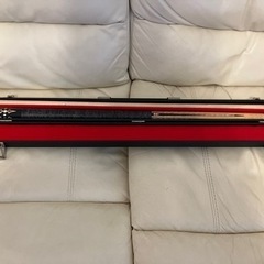 ビリヤードキュー(シャフト+バット)+収納ボックス付きの画像