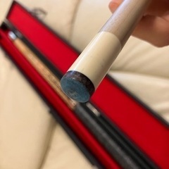 ビリヤードキュー(シャフト+バット)+収納ボックス付き