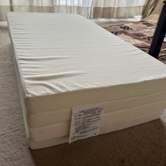 四つ折りマットレス　シングル　　2枚セットの画像
