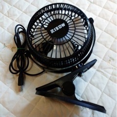 USB卓上扇風機 ミニ扇風機 風量2段階調節 オフィス デスクトップ/PC ファンの画像