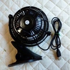 USB卓上扇風機 ミニ扇風機 風量2段階調節 オフィス デスクトップ/PC ファンの画像