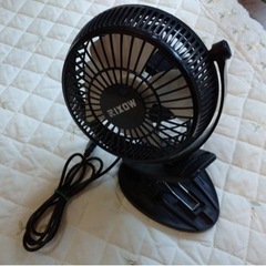 USB卓上扇風機 ミニ扇風機 風量2段階調節 オフィス デスクトップ/PC ファンの画像