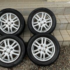 155/65 R13　アルミ付　4本　無料