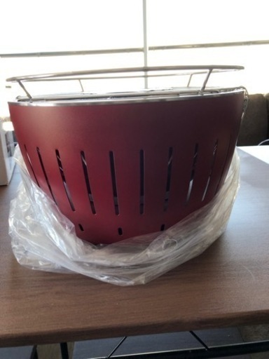 新品・未使用品　ロータスグリルG340 レッド  LOTUSGRILL ハーフェレジャパン