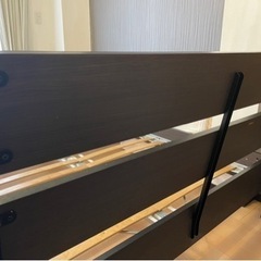 家具 ダブルベベッドフレームの画像
