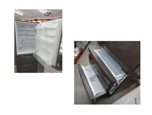 西岡店 大型 冷蔵庫 315L 2017年製 パナソニック NR-C32FM-T 自動製氷付き 3ドア シルキーブラウン 300Lクラ