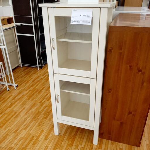 ★ジモティ割あり★ キャビネット　ホワイト　クリーニング済　YJ2814