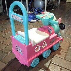 ミニーちゃん汽車 動作OK 手押し車 ミニーマウスチューチュートレイン 札幌市東区 新道東店の画像